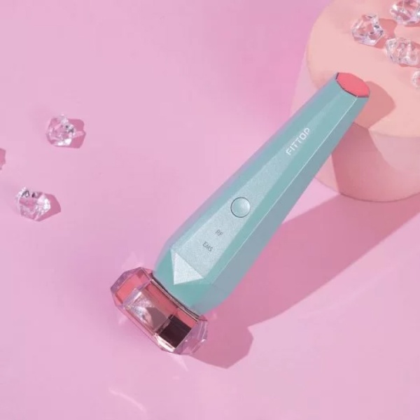 Прибор для чистки и массажа лица Fittop FLT931, синий